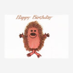 Hugs Hedgehog Birthday Card