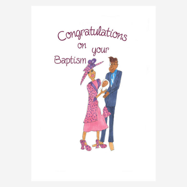 Baby Baptism or Christening card