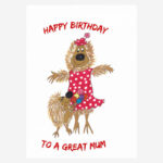 Hedgehog Birthday card for Mum