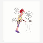 Funny birthday card featuring joke about Alexa