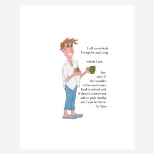 Funny birthday card for men, father, uncle, friend, son