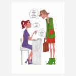 Funny birthday card for women