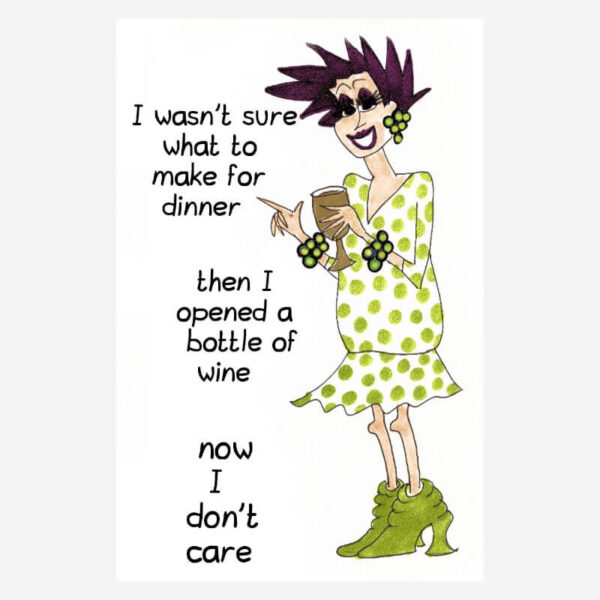 Funny birthday card for women