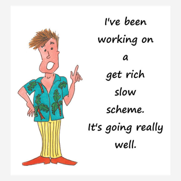 Funny birthday card for men