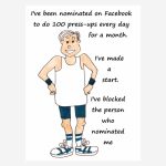 Funny birthday card+blocked on facebook joke