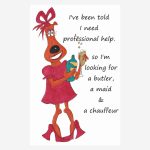 I need professional help birthday card