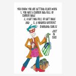 funny birthday card for older women