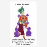 Funny birthday card for women