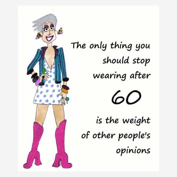 60th birthday card for women