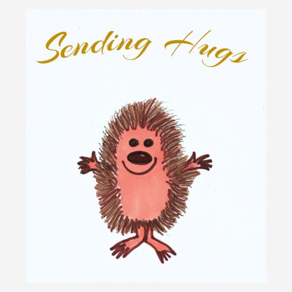 Hedgehog card for a friend