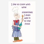 funny birthday card+cooking