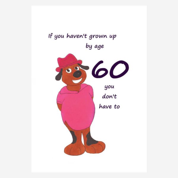 Funny 60th birthday card
