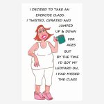 Funny birthday card for women