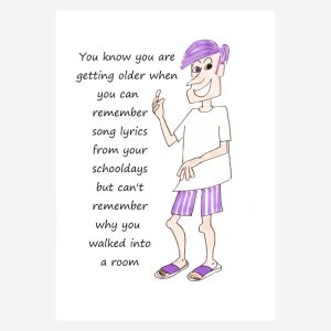Funny Birthday card for men+women