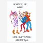Birthday card for older ladies - born to be wild joke
